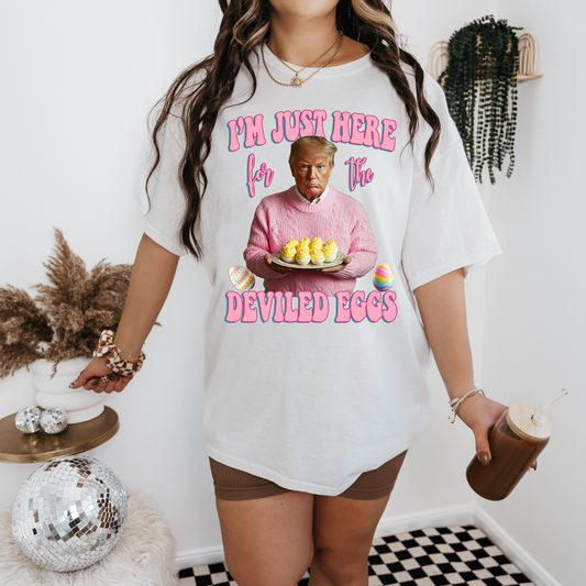 Just here for the eggs tee